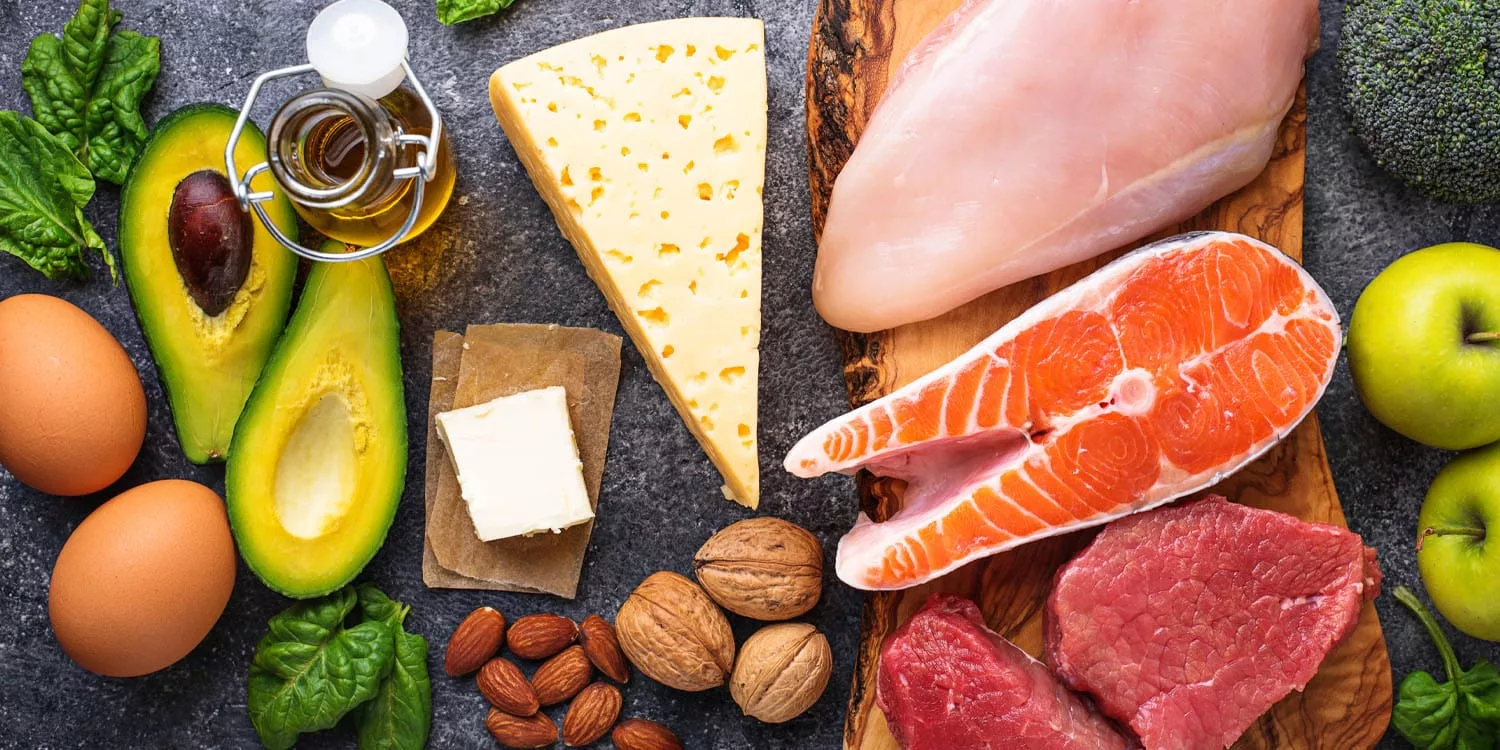 Healthy low carbs products Ketogenic diet jpg