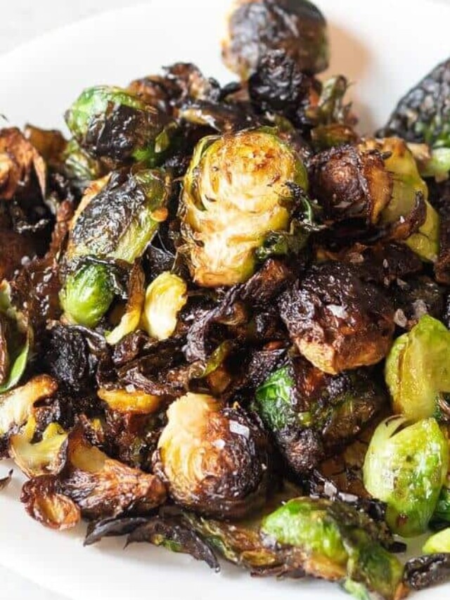 cropped Keto Kung Pao Brussels Sprouts
