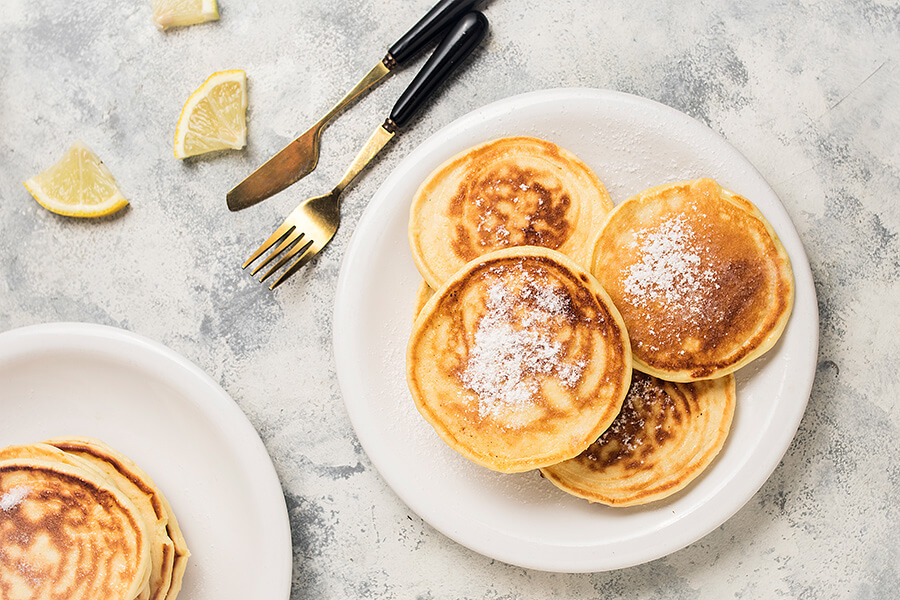 Cottage Cheese Pancakes Featured