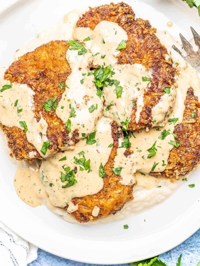 cropped Keto Chicken Fried Steak 2