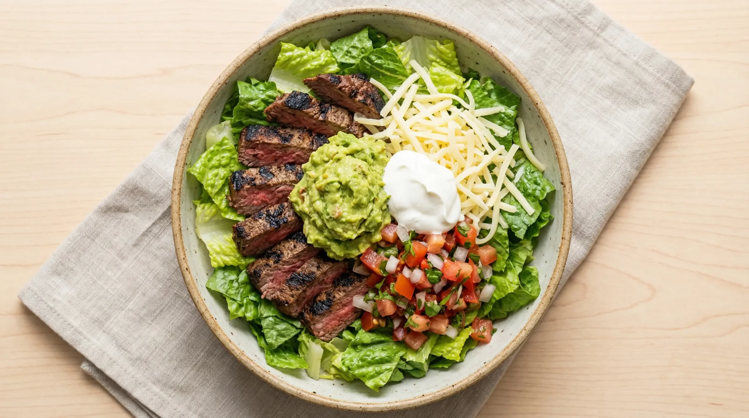 Keto Friendly Chipotle Bowl Close Up scaled.webp