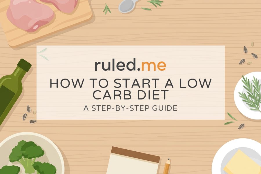 page list banner how to start low carb diet